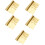 5 Sheets Of Diy Pu Sheet Golden Pattern Decorative Sheet For 7