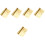 5 Sheets Of Diy Pu Sheet Golden Pattern Decorative Sheet For 4