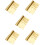 5 Sheets Of Diy Pu Sheet Golden Pattern Decorative Sheet For 8
