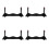 4pcs Flute Display Stand Household Sword Stand 6