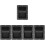 5pcs Handle Heavy Duty Sound Box Handles For Performance （ Black ） 8