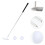 2 Sets Golf Folding Pole Zinc Alloy Child Practice Tools 9