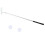 2 Sets Golf Folding Pole Zinc Alloy Child Practice Tools 10
