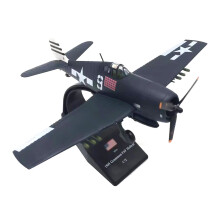 Alloy WWII U.S. F6F Hellcat Shipboard Fighter Aircraft Model 1:72 Scale Simulation Science Exhibition Display Model