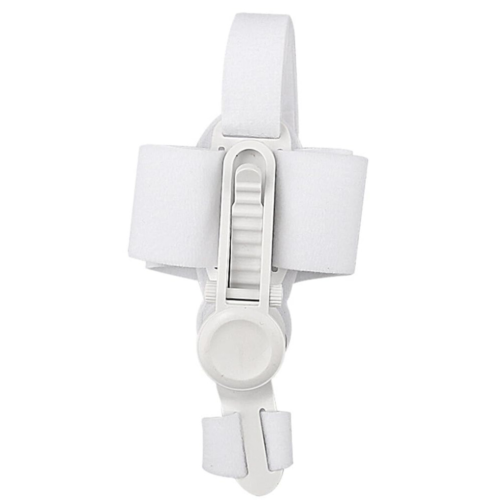 Bunion Corrector for Hallux Valgus, Adjustable Orthosis for Large Toes Left/Right White