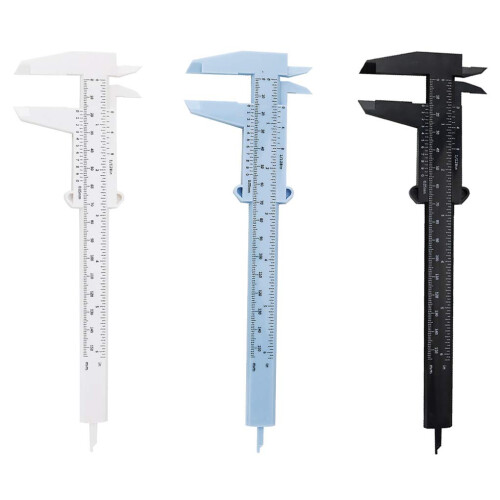 Sliding Vernier Caliper 5 Set 150mm Multi Function Measurement Gauge Accurate Measuring Tool For Students Black 2