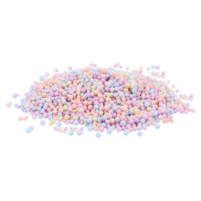 1 Pack Foam Ball Craft Set for Bulk Foam Balls, Home Decoration Transparent Tiny Colorful Preserving Jars, Decorative Beads Balls Fill Colorful