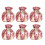 Chinese Wedding Velvety Candy Bags Elegant-Pink Cloud Pattern 1
