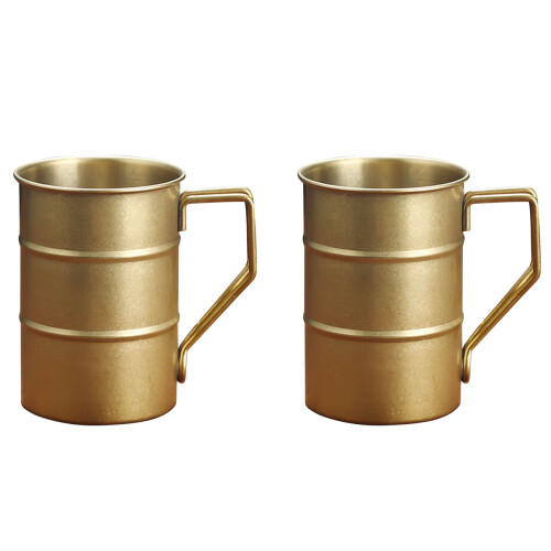 Oxidation Resistant Untarnished Drinkware Set 500ml-Gold