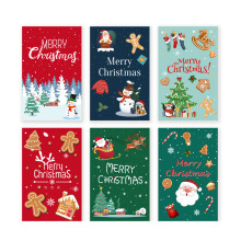 Creative Holiday Greeting Card With Envelopes Christmas Card-E