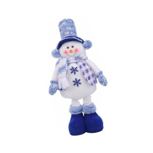 Retractable Christmas Plush Figure Decoration Stuffed-snowman