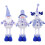 Retractable Christmas Doll Ornament Adjustable Height Plush-Elk 2