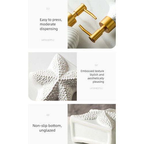 Distributeur décoratif en faïence sur le thème-Petite conque 2