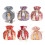 Chinese Wedding Velvety Candy Bags Elegant-Pink Cloud Pattern 2