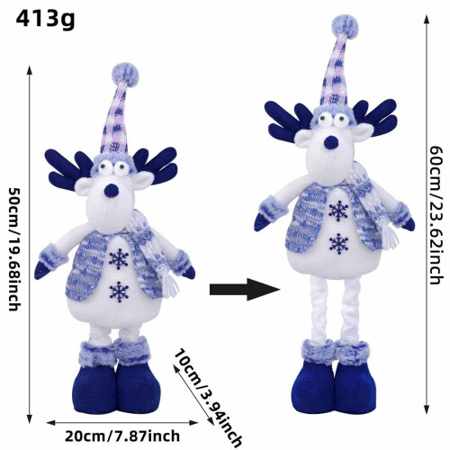 Expandable Plush Figure Doll Christmas Decoration-Elk 2