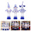 Retractable Christmas Doll Ornament Adjustable Height Plush-Elk 5