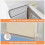 Durable Waterproof Dust Cover for Window Air Conditioners-White 3