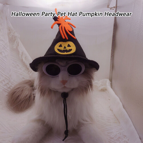 Pet Witch Hat Comfortable Pointed Hat Cats Dog Headwears For 1