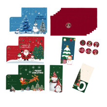 Fold Resistant Holiday Greeting Card with Envelope and-A