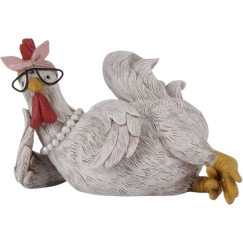Good Morning Figurine de poulet en-Type d'aileron de requin