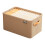 Clothing storage box, thickened fabric storage-Dark Khaki L 1