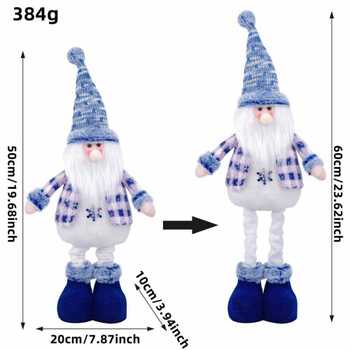 Christmas Decoration Retractable Plush Figure Doll For-elder 2