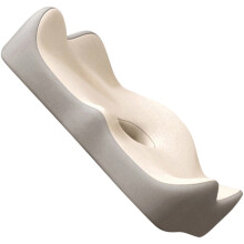 Traagschuim zitkussen voor stoel Ergonomische-Rijstgrijze kleur