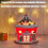 Handcrafted Ceramic Christmas Cottage Decoration With-Model E 7