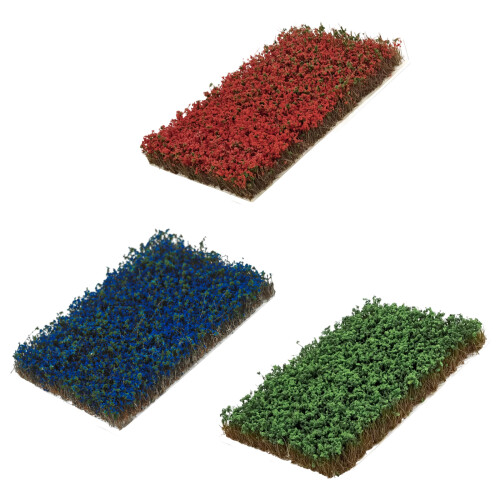 3PCSTearable Miniature Shrubs Bushes 11mm Realistic Texture-A