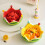 Ceramic Watermelon Serving Bowl Gift Set 6 Stainless Steel-Red 7