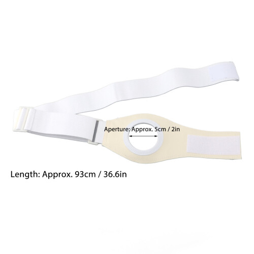 Stoma-Taillengürtel 93 cm, 5 cm Öffnung, elastisch 1