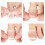 10 piezas de anillo corrector de uña encarnada de silicona 4