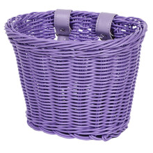 Childrens Bicycles Front Basket Waterproof Woven Kid Bicycles Basket Wicker Basket For Boy