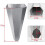 Chicken Cone Medium Size Galvanized Steel Easy To Clean For Poultry Care 2