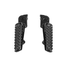 Pedane anteriori facili da installare, compatibili con Honda CBR1000RR, in lega di alluminio, aftermarket, dal design elegante e resistenti,