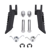 Pedane facili da installare, design elegante, lega di alluminio, compatibilità universale per Suzuki GSXR600, qualità durevole con bulloni,