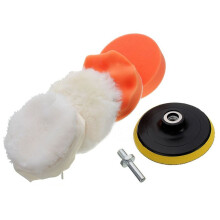 Esponja de polimento para carros, boina de espuma para polimento, acabamento brilhante e sem marcas circulares, porosidade fina, super absorvente de