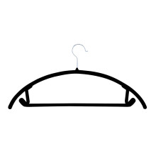 Perchas delgadas de terciopelo para trajes con forma semicircular, perchas de felpa para ropa que no requieren herramientas de montaje, perchas de