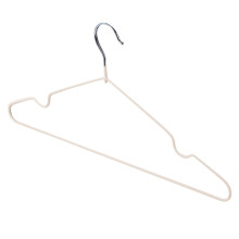 Percha metálica para camisas y abrigos, percha resistente de diseño delgado con superficie recubierta de goma antideslizante, percha resistente y