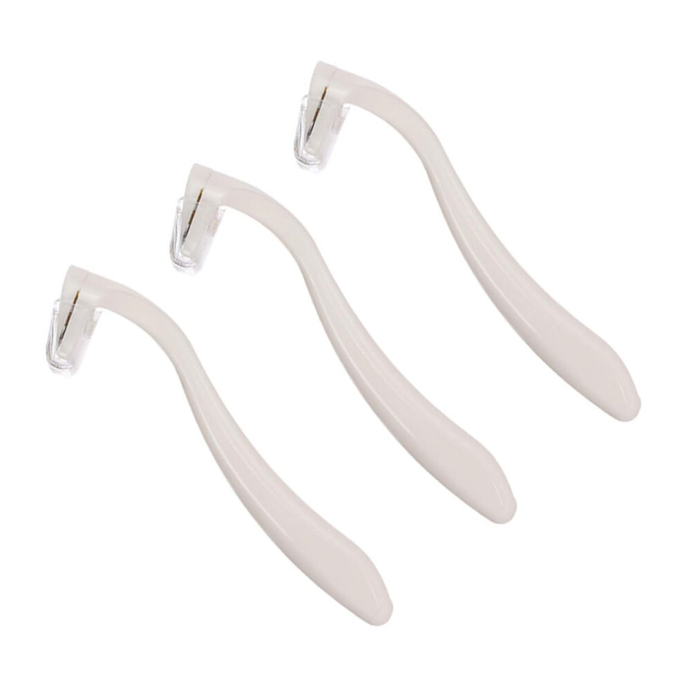 3piece women's razor set, gentle on skin for legs, body, and bikini area, with protective cover for travel and daily hair removal.