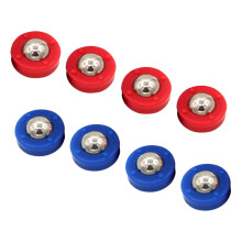 8 shuffleboard balls, ice stock shooting, soccer for curling board game