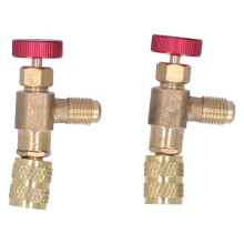 Tartós sárgaréz ötvözet adapter HVAC hűtési szolgáltatáshoz, R410A adapter jó kompatibilitással és nagy szilárdságú tulajdonságokkal