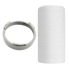 Accessori per connettori per tubi di scarico AC, adattatore in polipropilene ispessito resistente e flessibile, connettore per tubo di scarico del