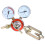Replacement Regulator for Oxygen Acetylene Systems, Accurate Pressure Control with Oxygen CGA 540 Fitting and Acetylene CGA 200 Fitting, Solid Brass W 2