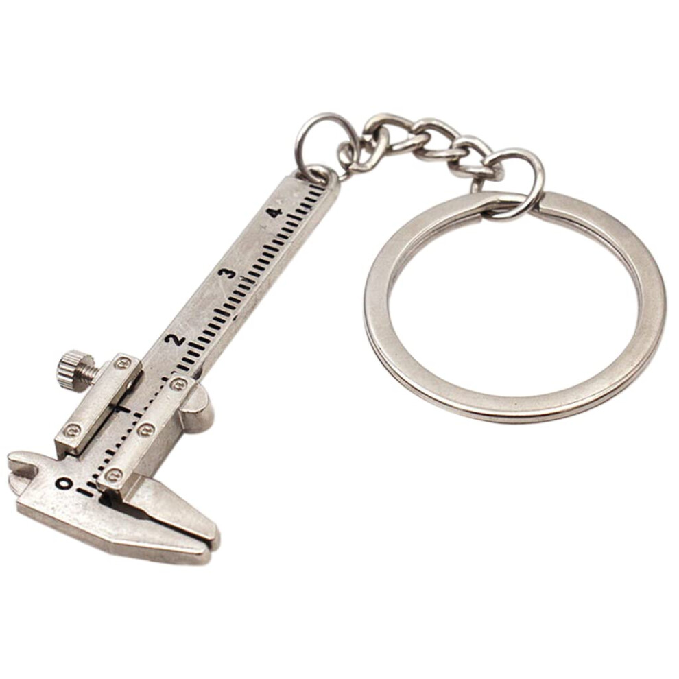 Vernier Calipers Portable Keychain Gauge, Mini Ruler Calipers, Stainless Steel Measuring Tool For Keychain 9189345959615