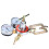 Replacement Regulator for Oxygen Acetylene Systems, Accurate Pressure Control with Oxygen CGA 540 Fitting and Acetylene CGA 200 Fitting, Solid Brass W 4