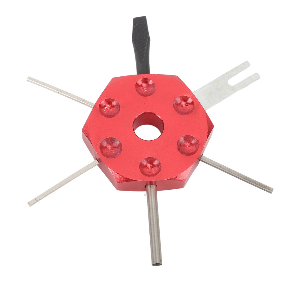 Automotive Connector Tool For Terminal Service, Depinning Tool With Multiple Sockets And Ports For Insertion And Extraction, High Strength Metal 9190834880129