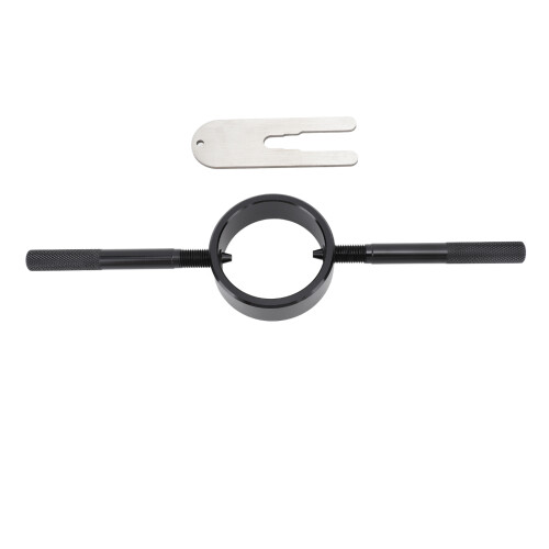 Fork Spring Compressor Tool, Universal Motorcycle Fork Spring Compressor for Efficient Compression, Durable Construction with Ergonomically Designed 1
