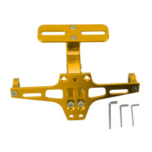 Justerbar bilskiltholder Fender Eliminator Kit Universal Reserve Motorsykkel bilskiltholder CNC Aluminium Laserskjæring Oksidert
