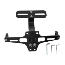 Justerbar bilskiltholder Fender Eliminator Kit Universal Reserve Motorsykkel bilskiltholder CNC Aluminium Laserskjæring Oksidert